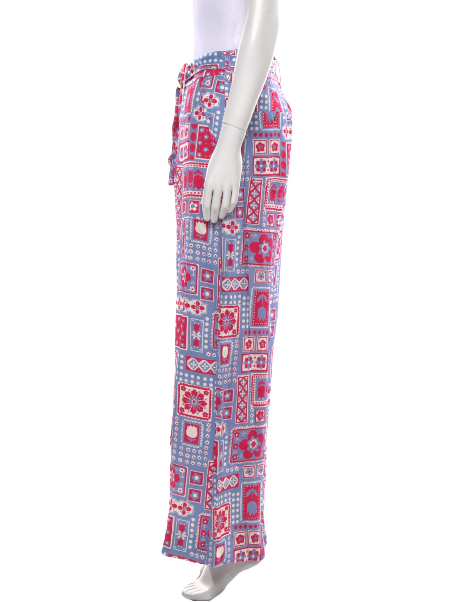 Antik Batik Printed Wide Leg Pants w/ Tags