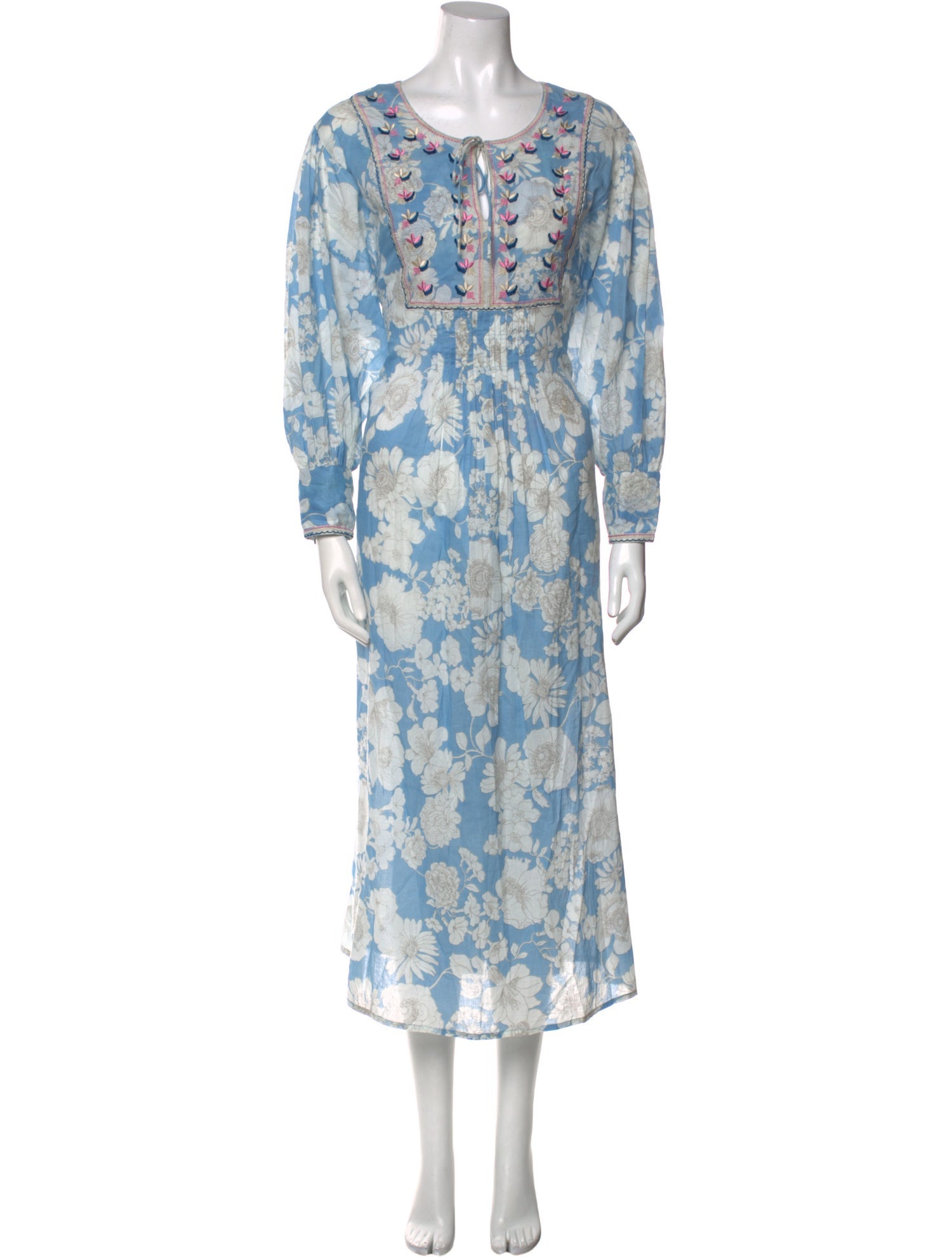 Antik Batik Floral Print Long Dress