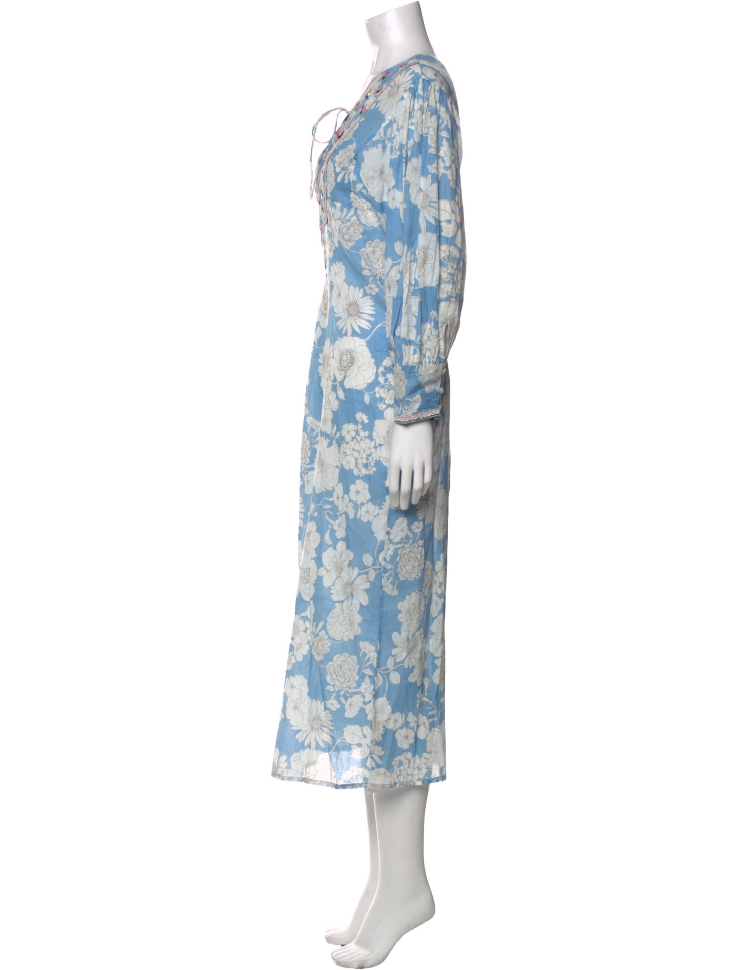 Antik Batik Floral Print Long Dress