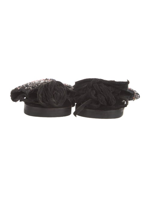 Antik Batik Canvas Sequin Embellishments Gladiator Sandals