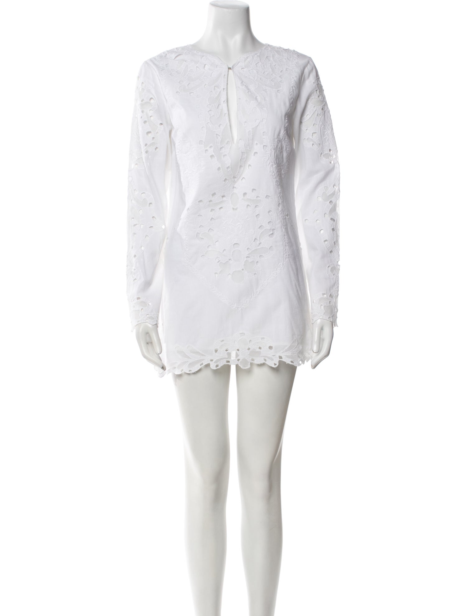 Antik Batik V-Neck Mini Dress