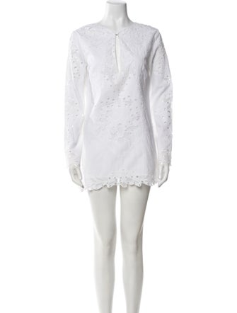 Antik Batik V-Neck Mini Dress