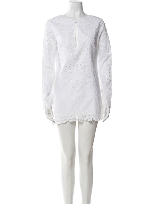 Antik Batik V-Neck Mini Dress