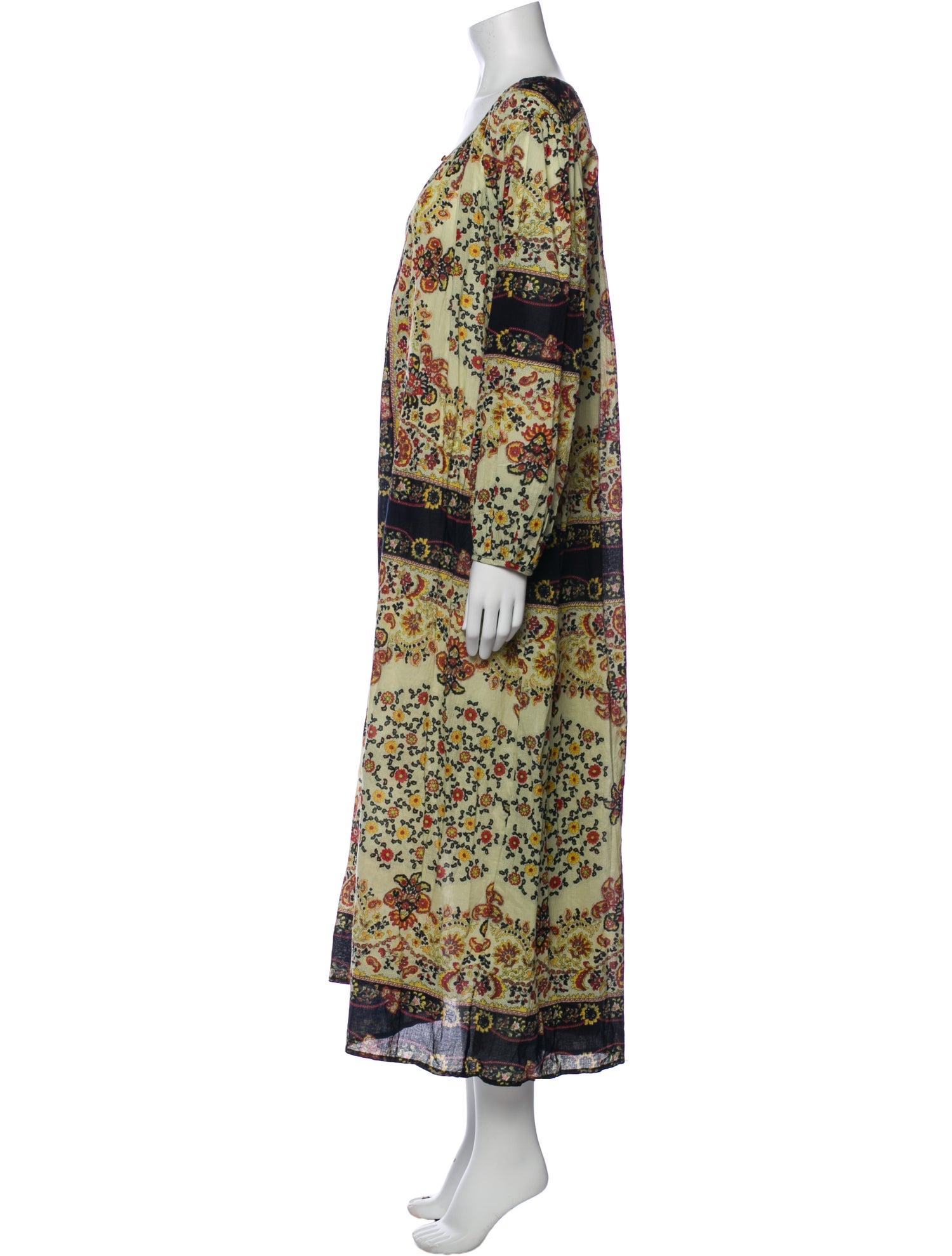 Antik Batik Floral Print Long Dress