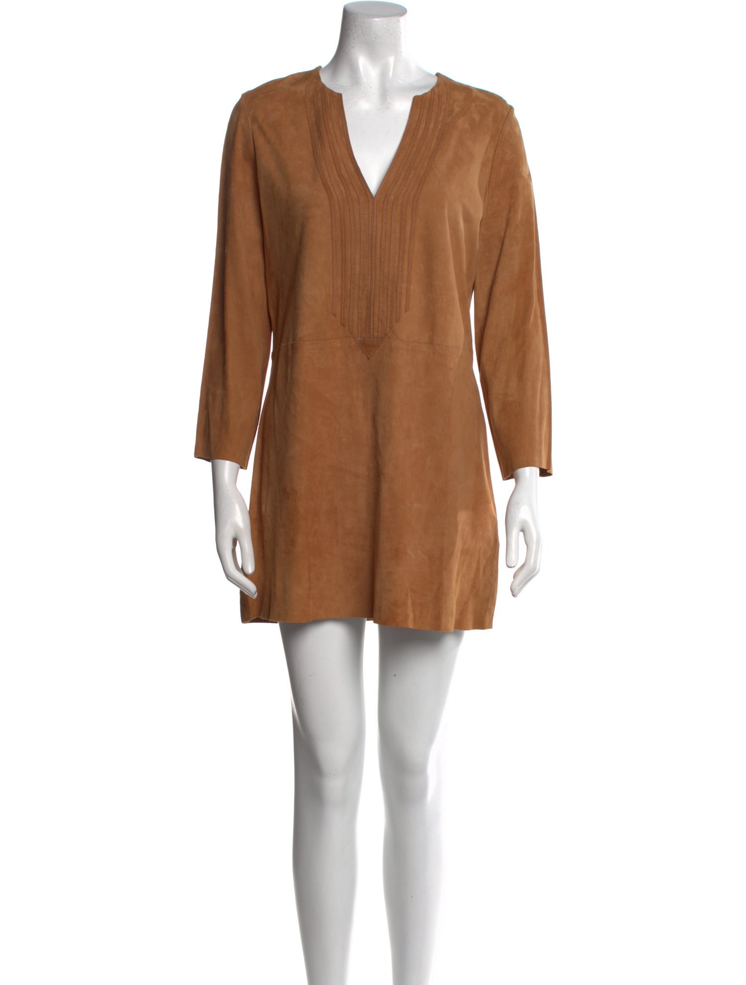 Antik Batik Goat Leather Mini Dress