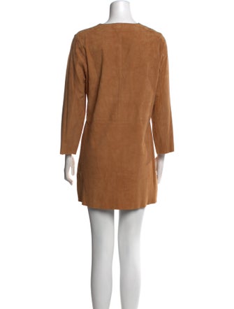 Antik Batik Goat Leather Mini Dress