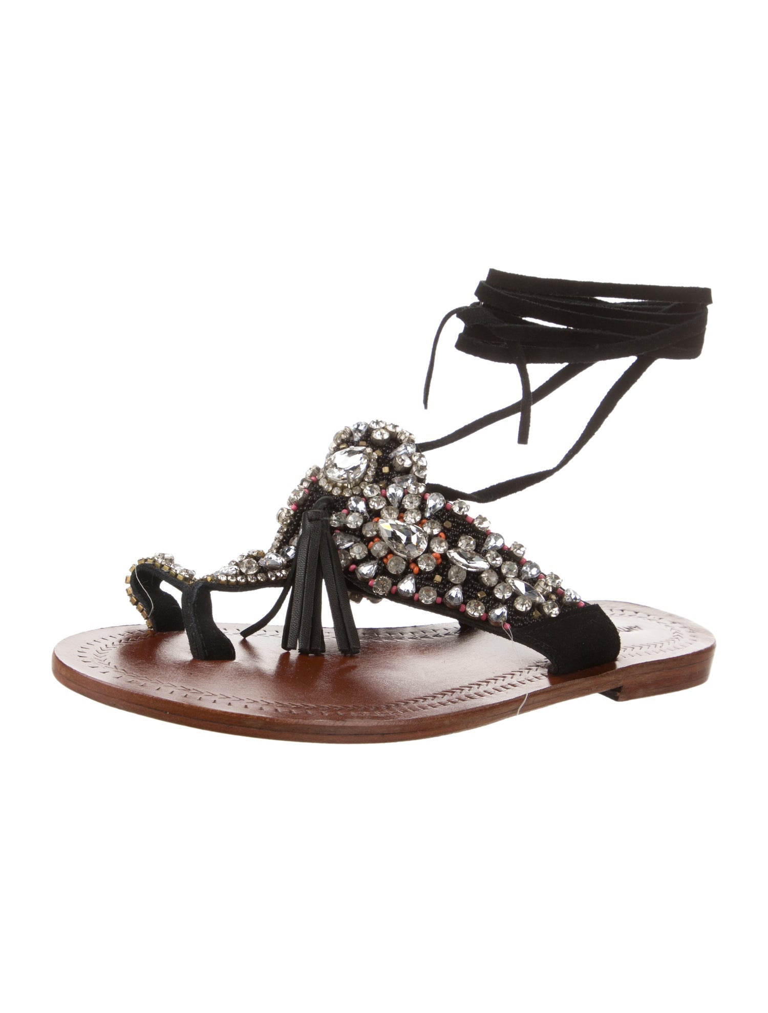Antik Batik Suede Gladiator Sandals