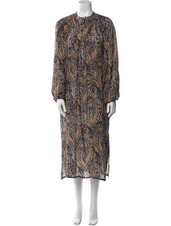 Antik Batik Paisley Print Long Dress