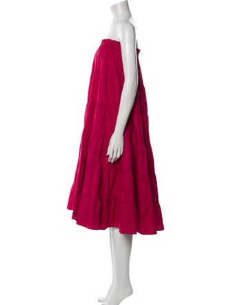 Antik Batik Strapless Knee-Length Dress