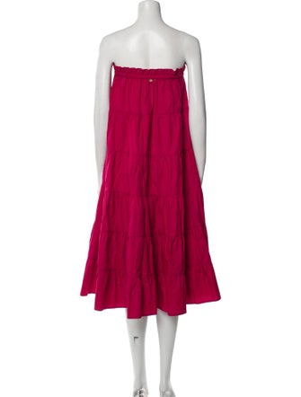 Antik Batik Strapless Knee-Length Dress