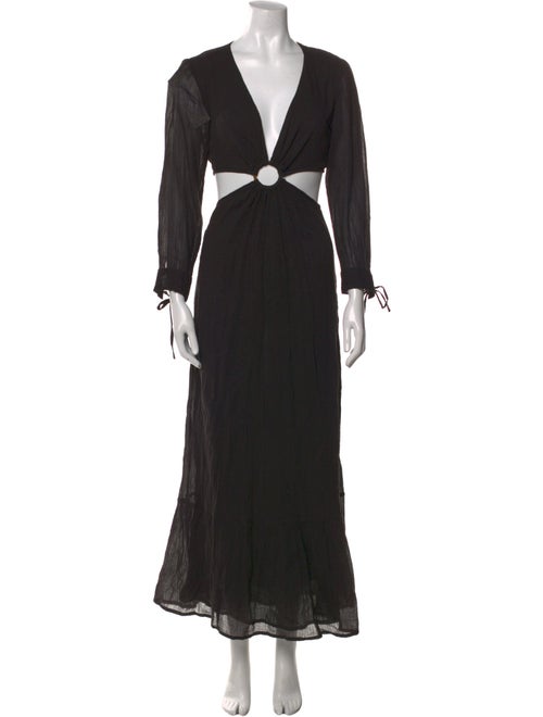 Antik Batik V-Neck Long Dress