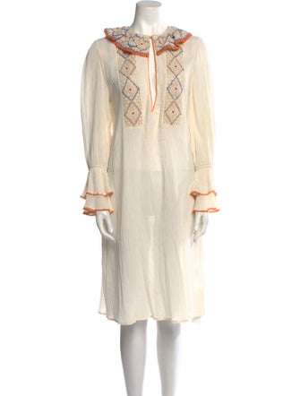 Antik Batik Printed Midi Length Dress