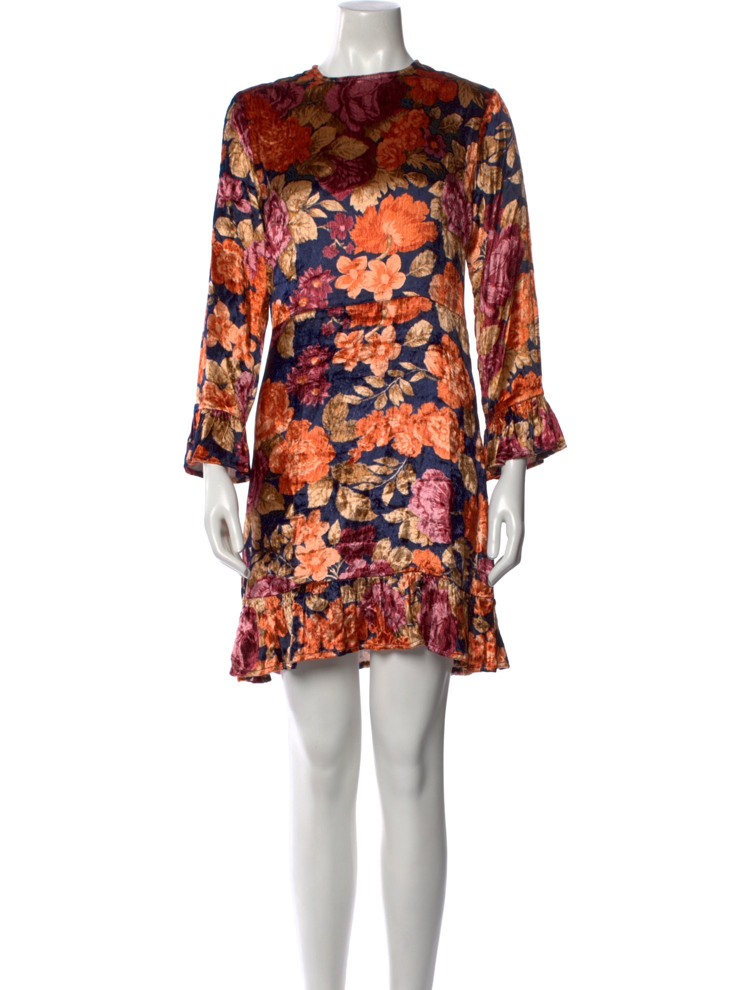 Antik Batik Floral Print Mini Dress