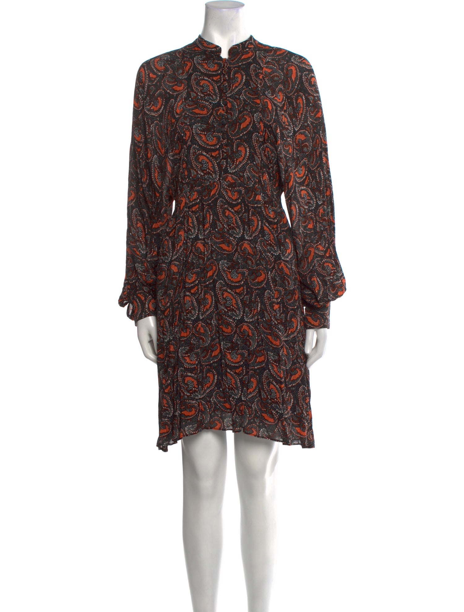 Antik Batik Floral Print Knee-Length Dress
