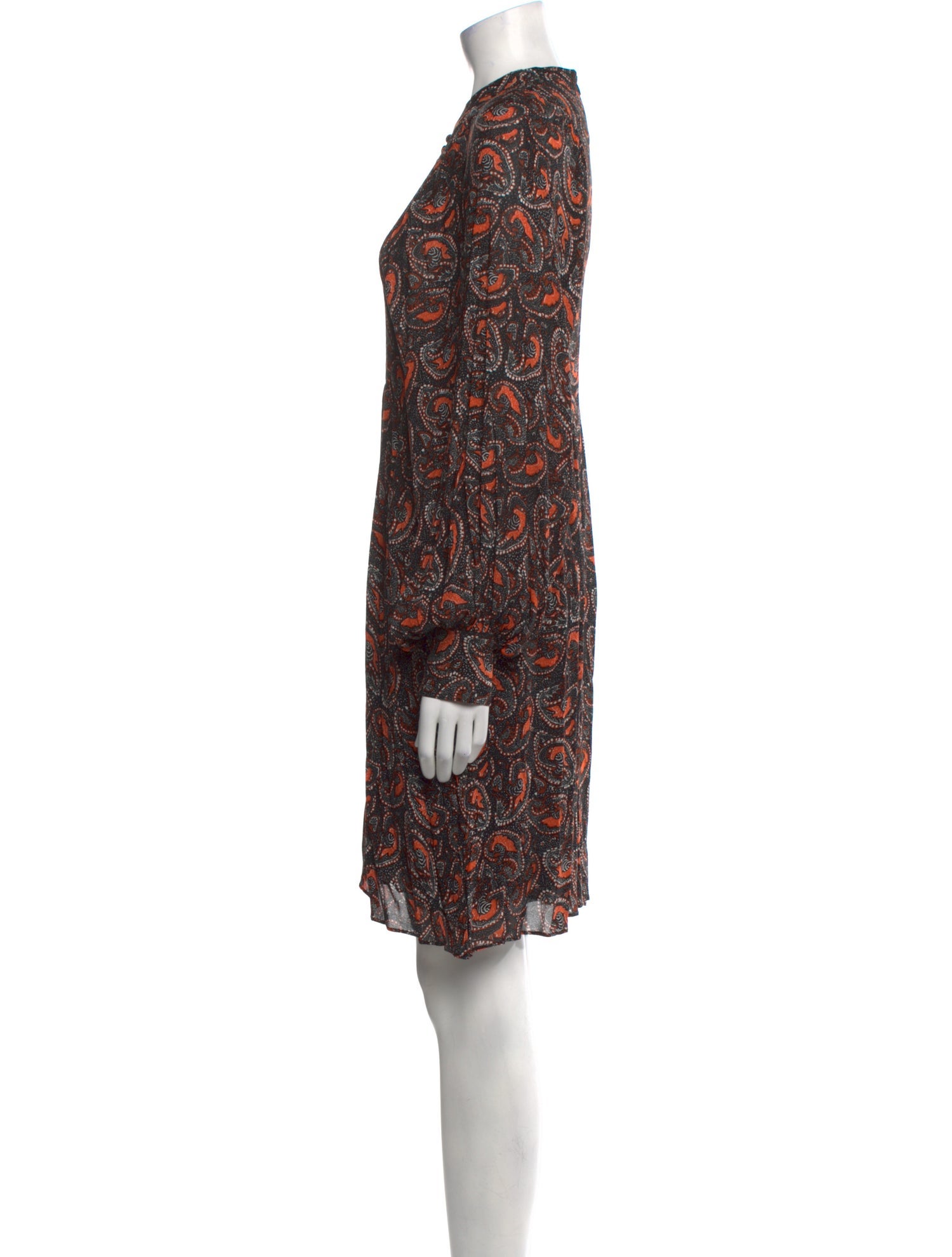 Antik Batik Floral Print Knee-Length Dress