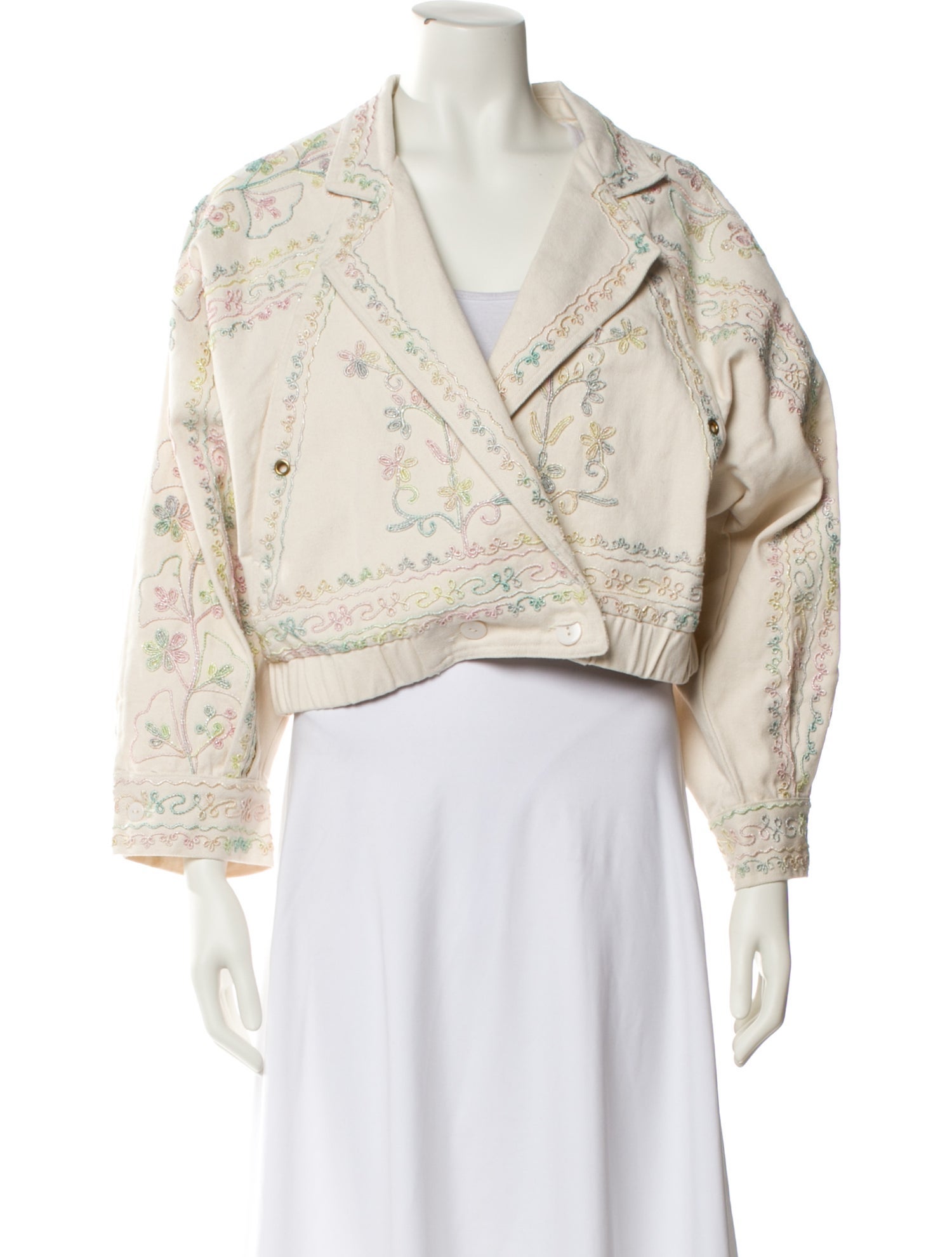 Antik Batik Floral Print Evening Jacket