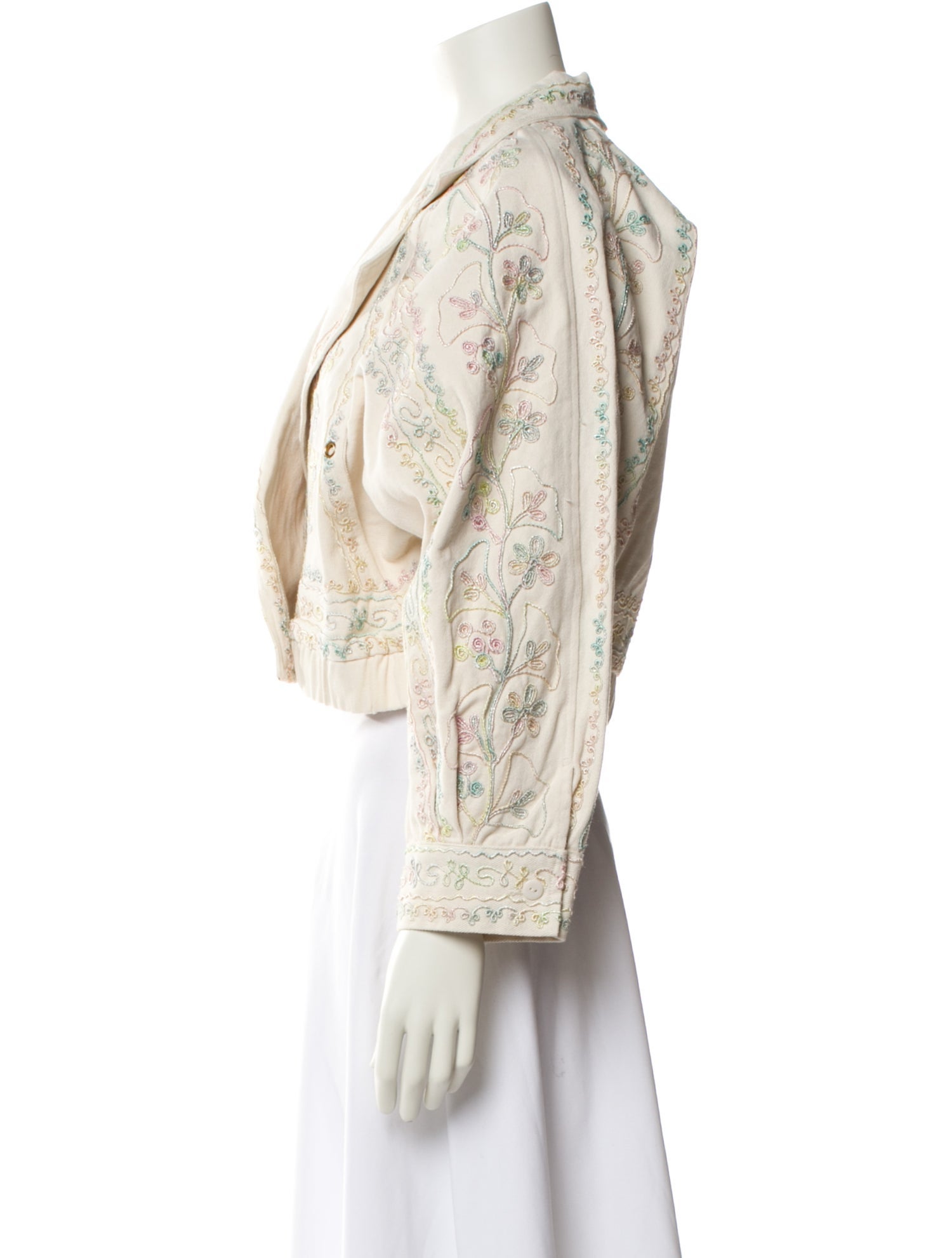 Antik Batik Floral Print Evening Jacket