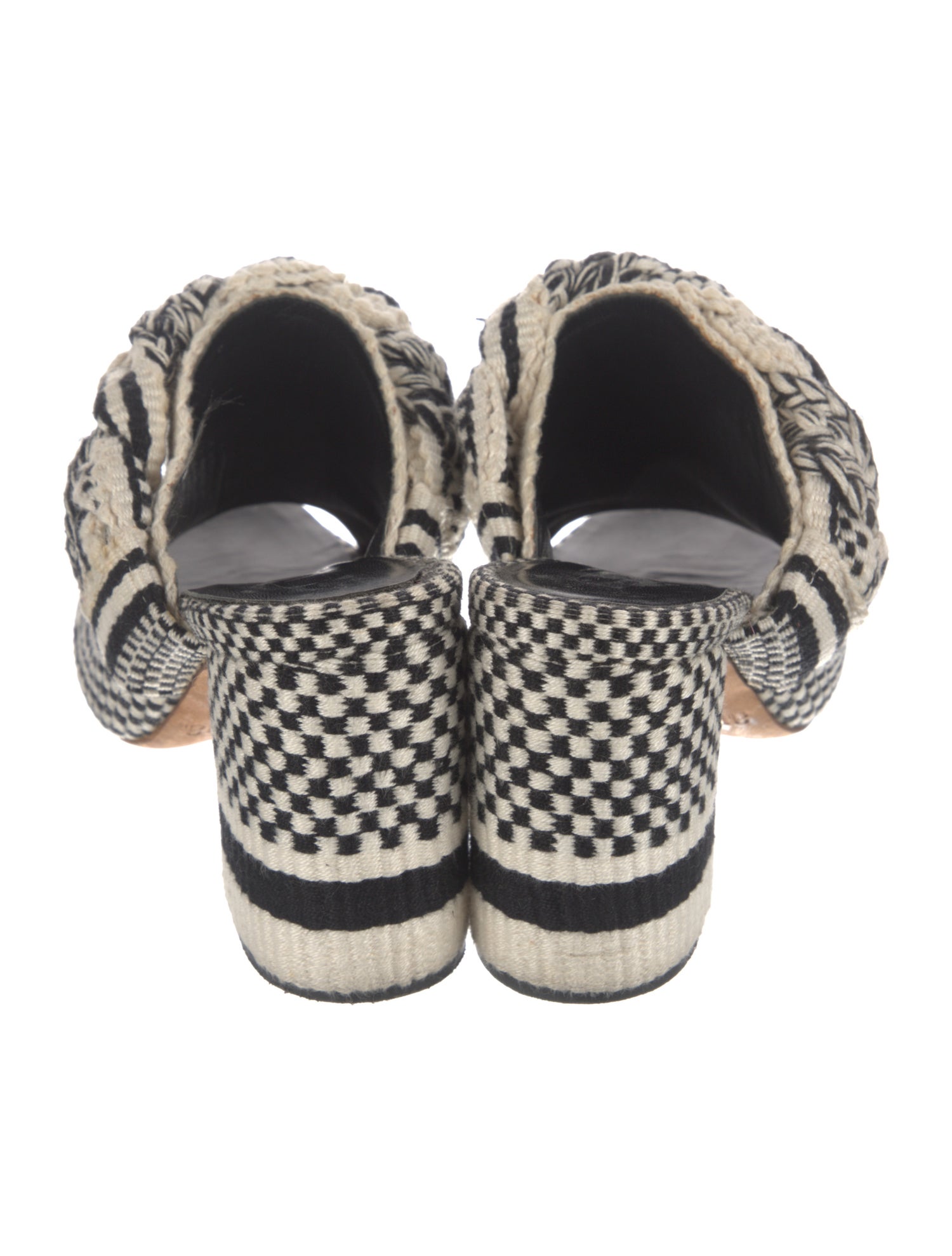 ANTOLINA Striped Braided Accents Slides