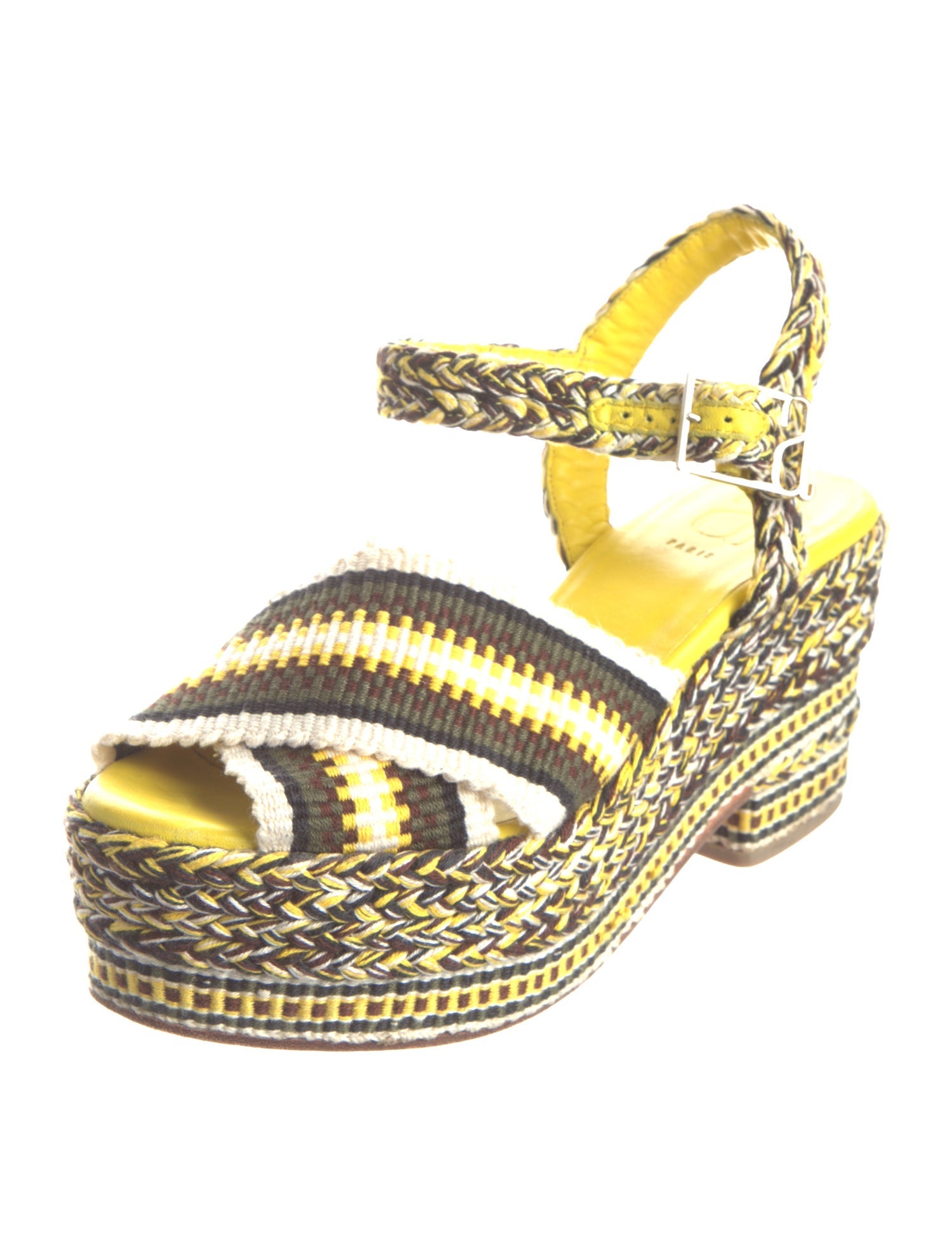 ANTOLINA Printed Braided Accents Espadrilles