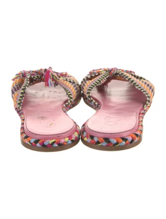 ANTOLINA Printed Bow Accents Slides