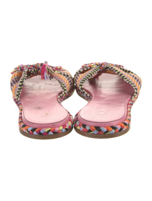 ANTOLINA Printed Bow Accents Slides