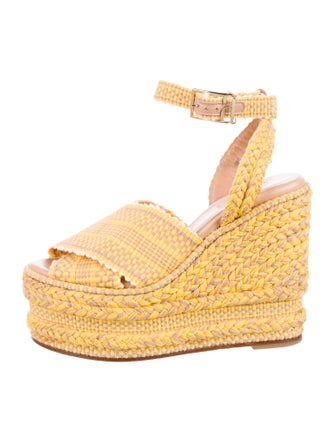 ANTOLINA Raffia Animal Print Espadrilles