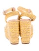 ANTOLINA Raffia Animal Print Espadrilles