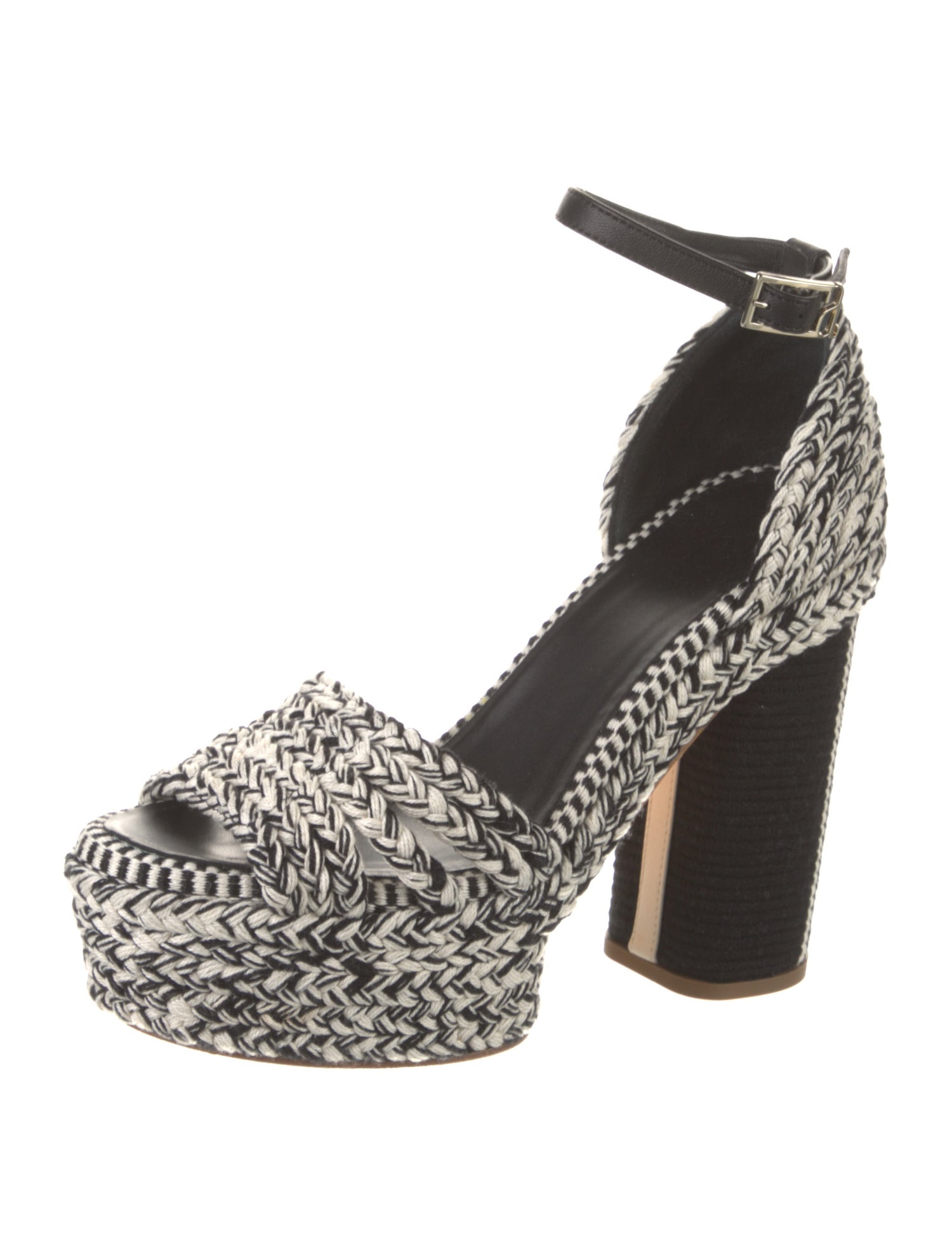 ANTOLINA Leather Trim Embellishment Espadrilles w/ Tags