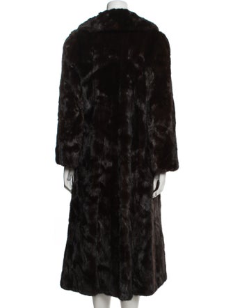 Antonovich Mink Striped Fur Coat