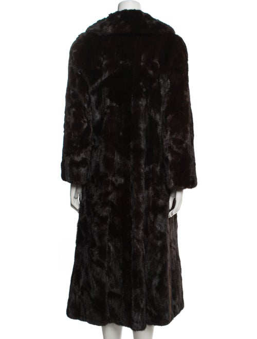 Antonovich Mink Striped Fur Coat