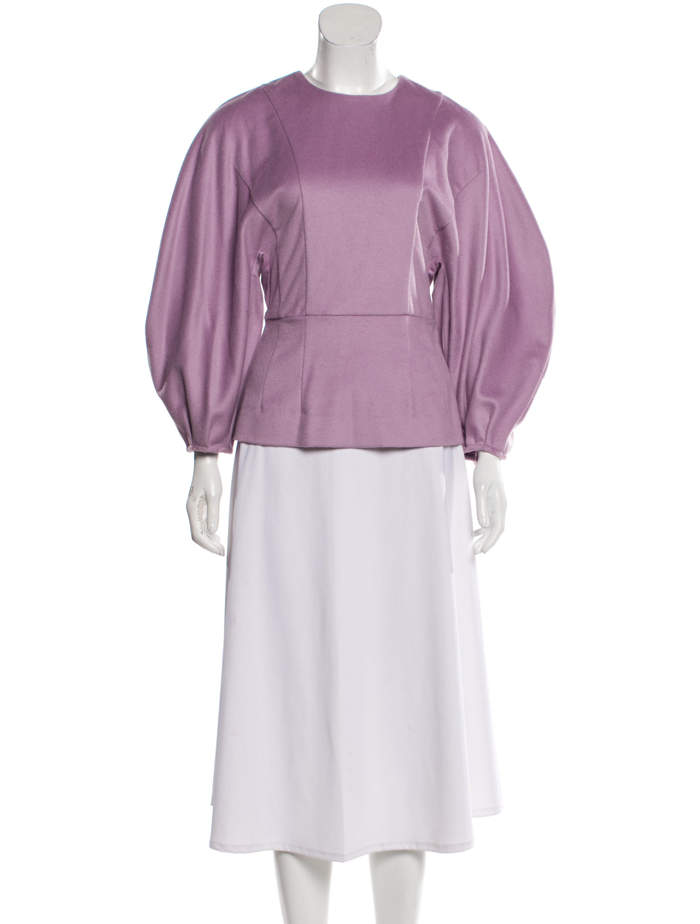 Astier NY Crew Neck Long Sleeve Blouse