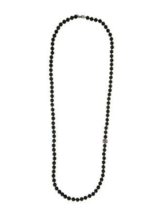 Anzie Dyed Quartzite & Cubic Zirconia Boheme Bead Strand Necklace
