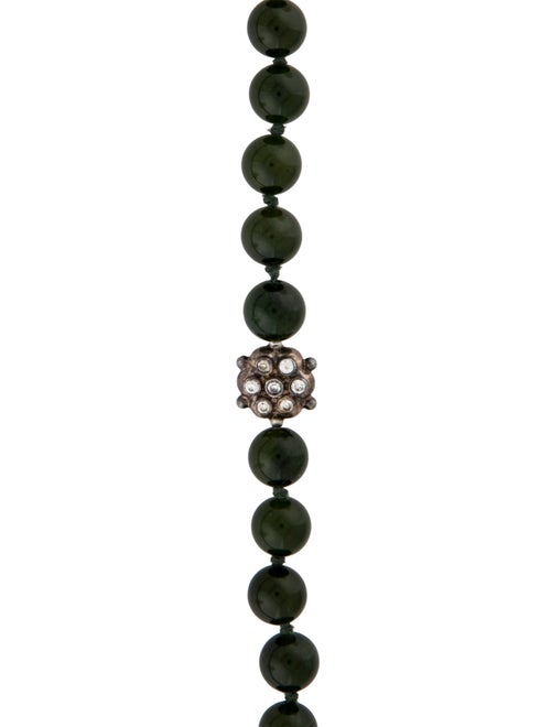 Anzie Dyed Quartzite & Cubic Zirconia Boheme Bead Strand Necklace