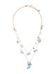 Anzie 14K Topaz Multi-Strand Dew Drop Station Necklace