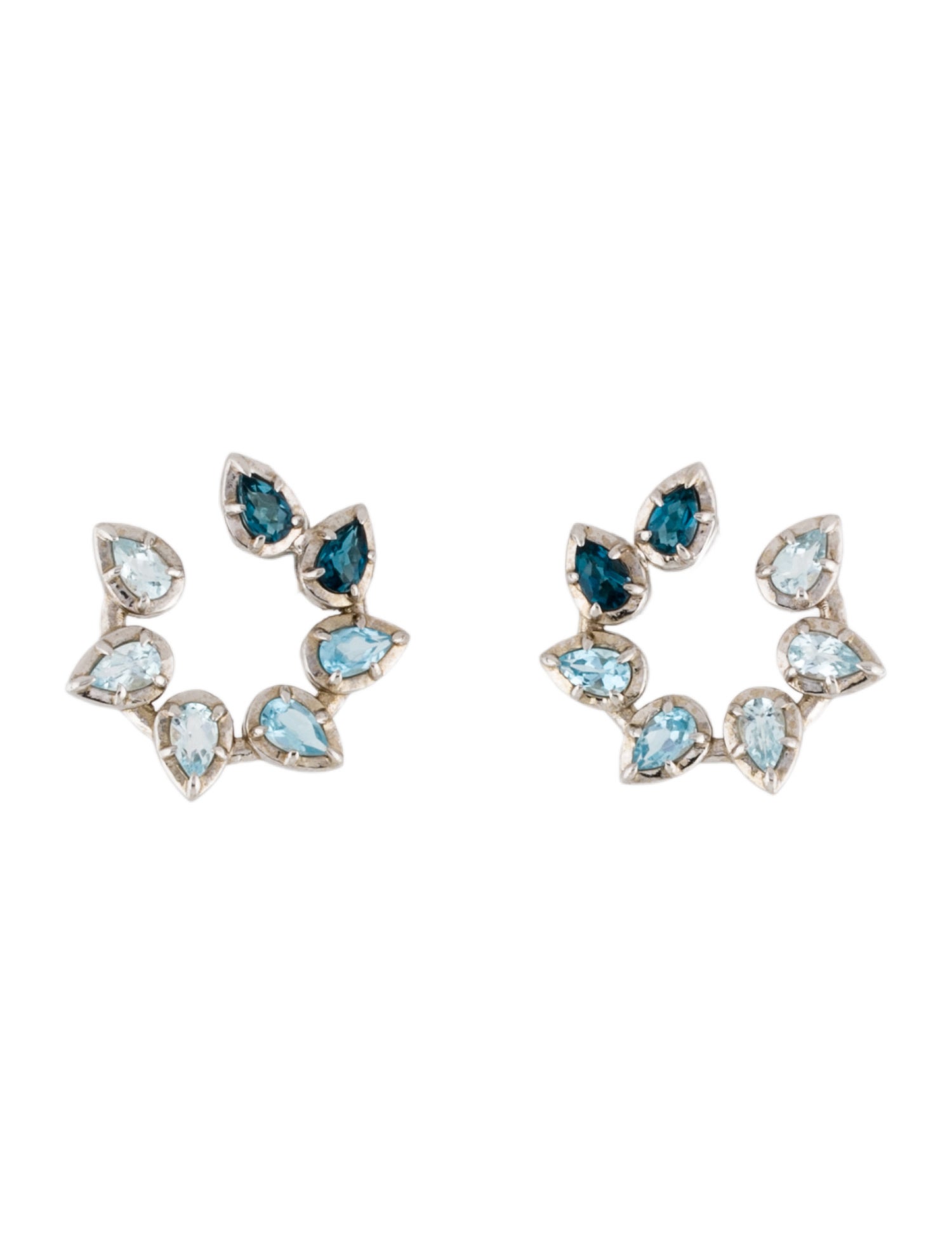Anzie 14K Topaz Bouquet Earrings