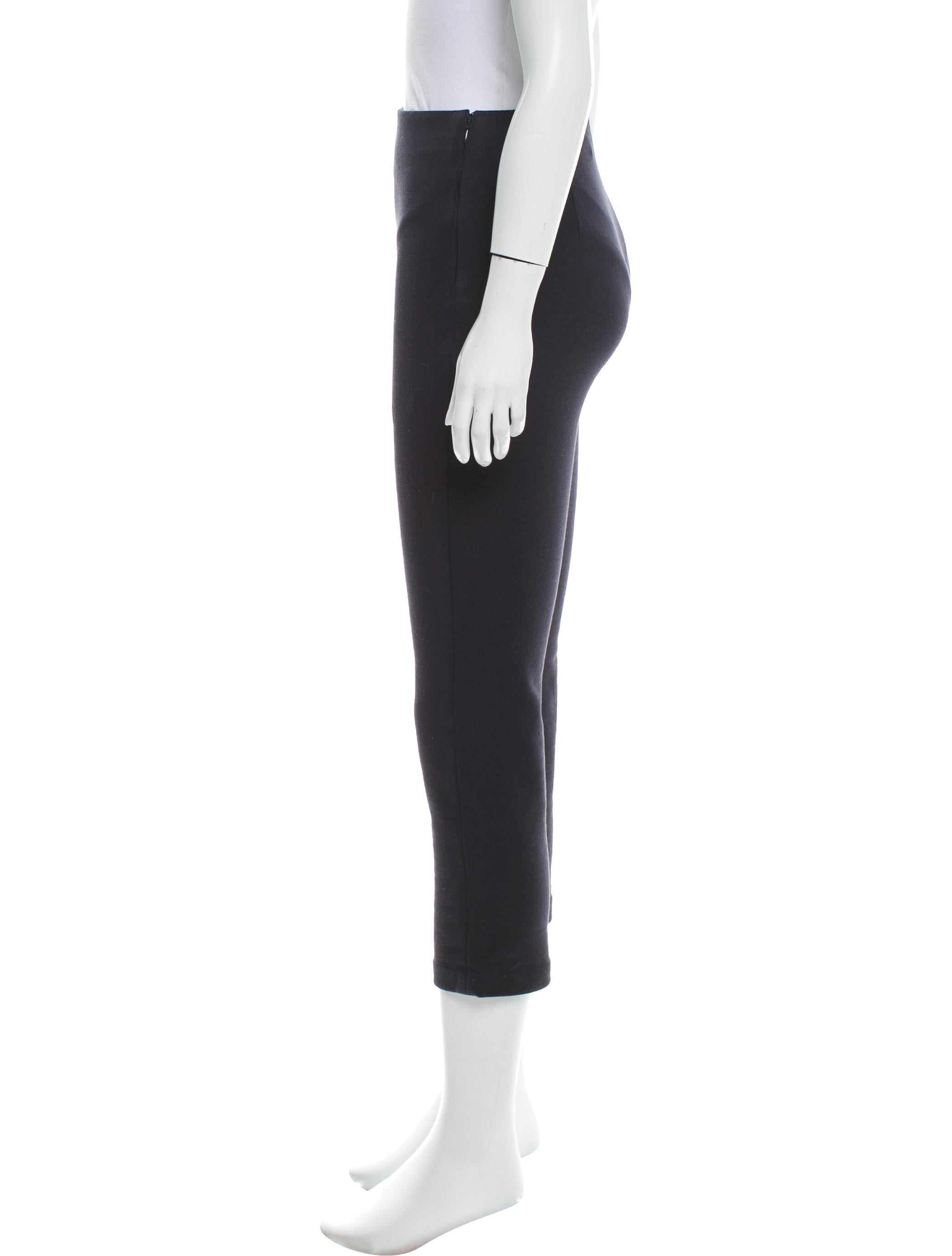 A_PLAN_APPLICATION Mid-Rise Straight-Leg Pants