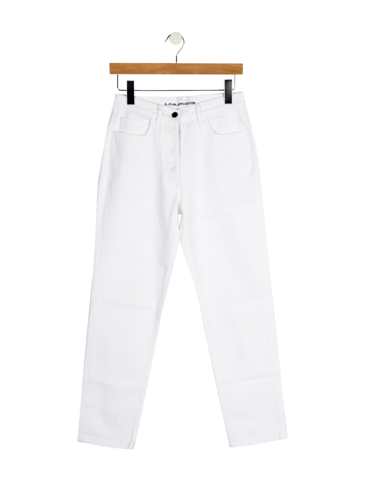 A_PLAN_APPLICATION Mid-Rise Straight Leg Jeans w/ Tags
