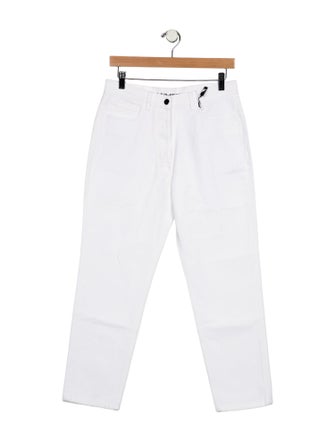 A_PLAN_APPLICATION High-Rise Straight Leg Jeans