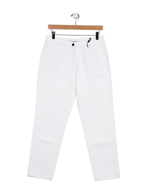 A_PLAN_APPLICATION High-Rise Straight Leg Jeans