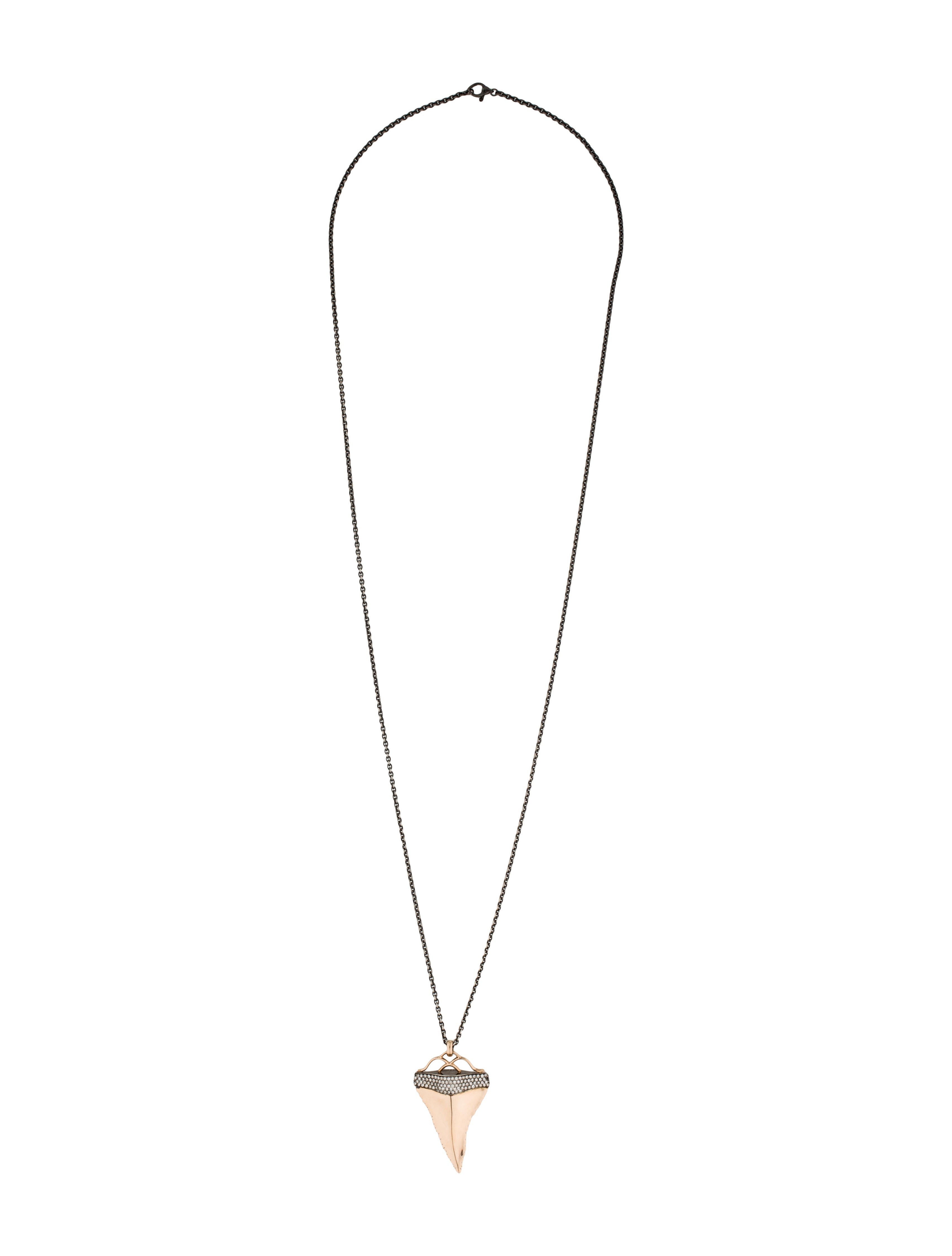 Aspery & Guldag Diamond Shark Tooth Good Luck Necklace