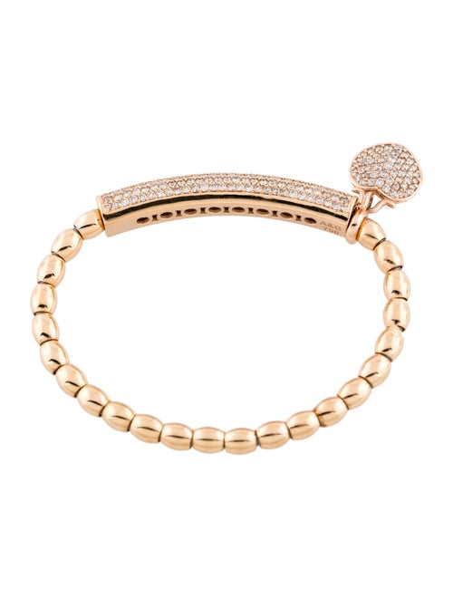 Aspery & Guldag 18K 2.77ctw Diamond ID Link Bracelet
