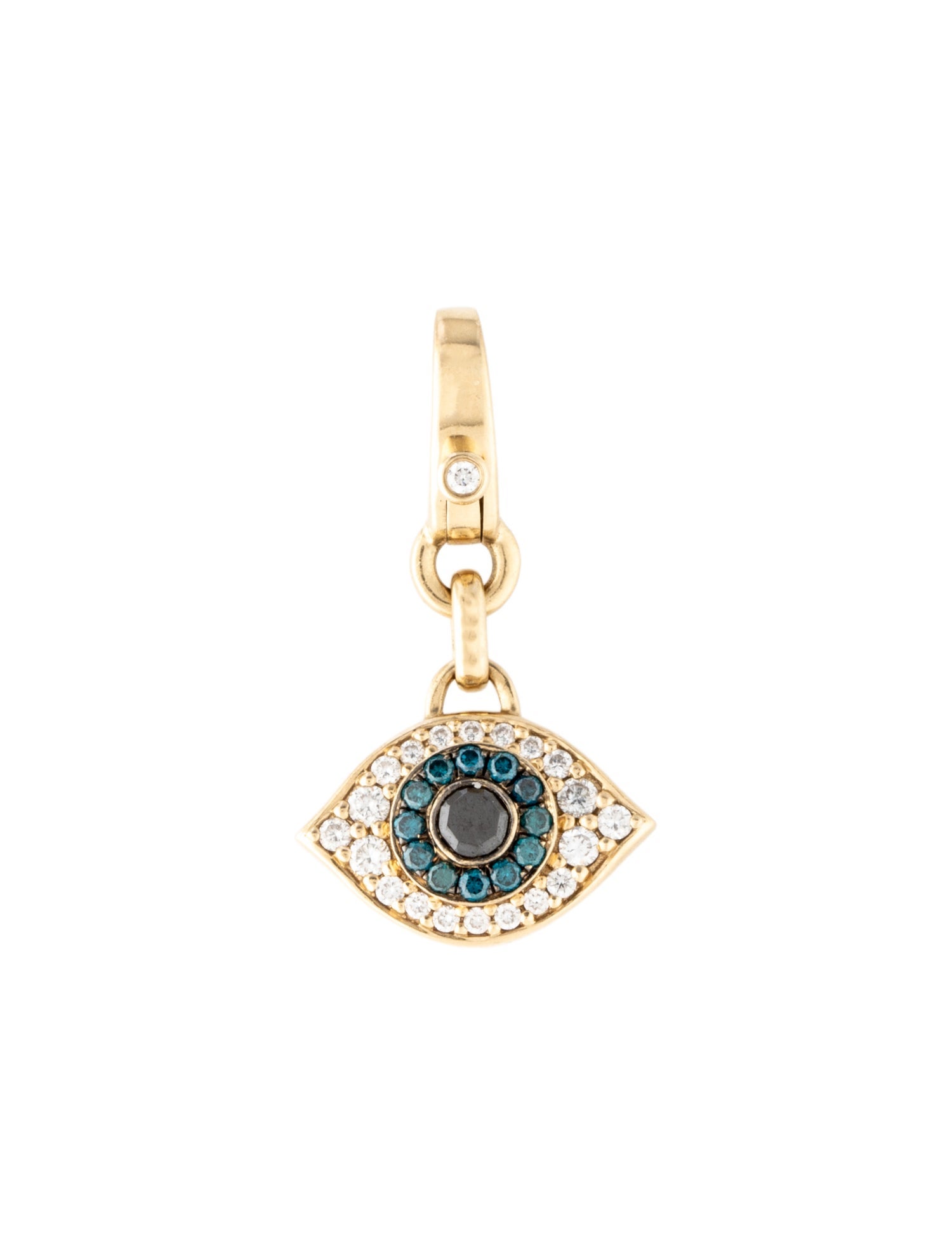 Aspery & Guldag 14K Evil Eye Clasp Charm