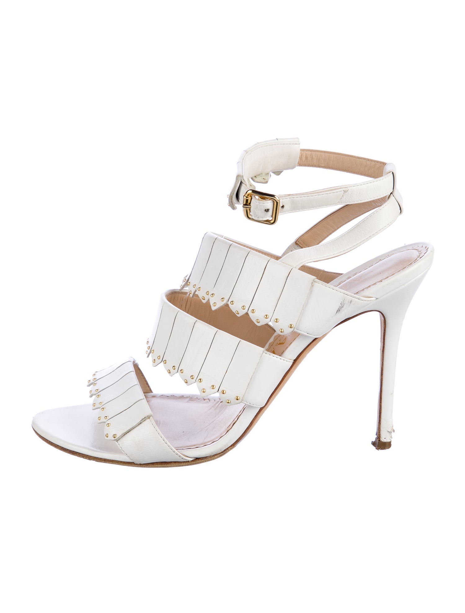 Aperlai Patent Leather Slingback Sandals