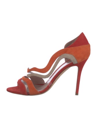 Aperlai Suede D'Orsay Pumps