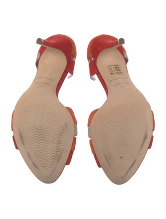 Aperlai Suede D'Orsay Pumps