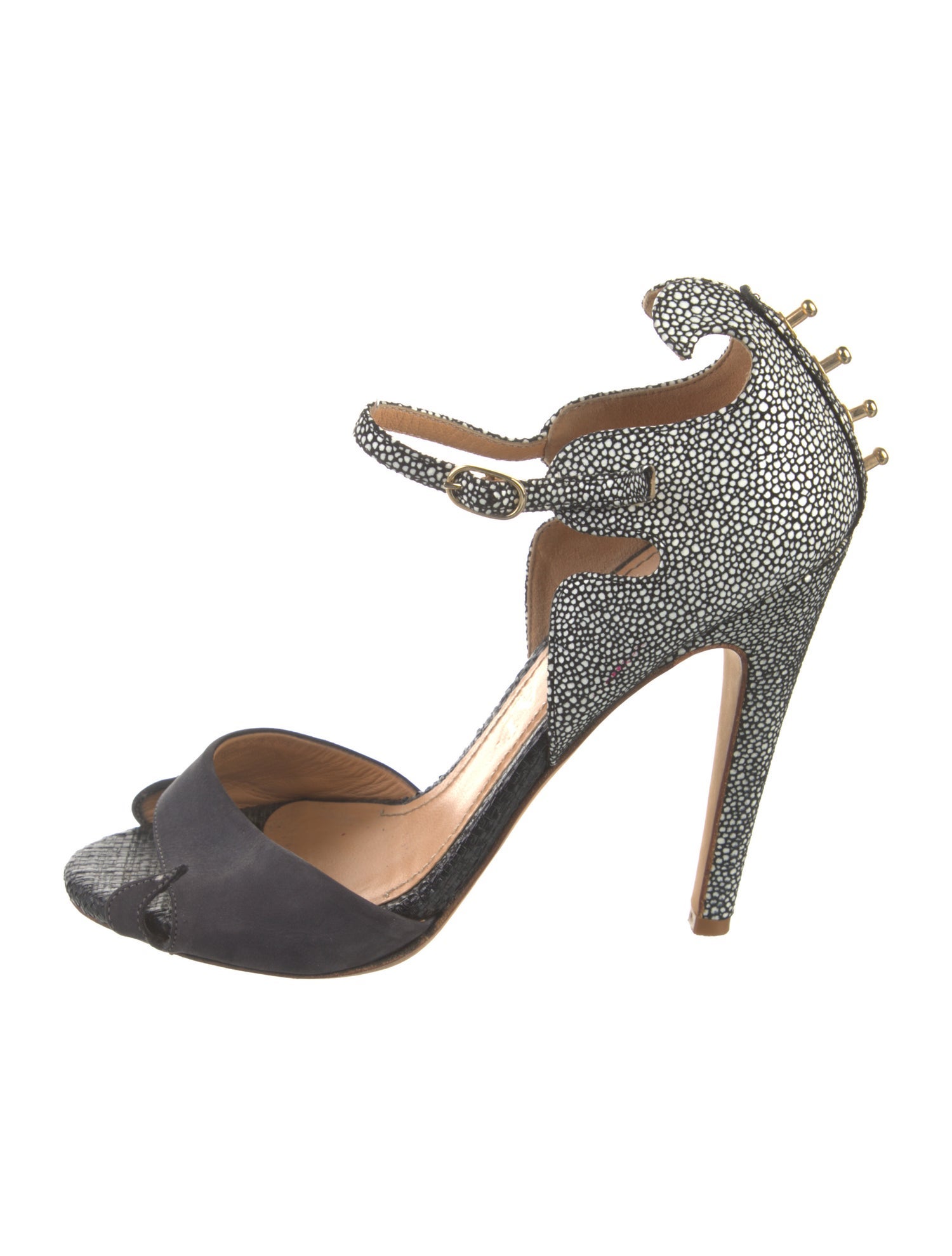 Aperlai Suede D'Orsay Pumps