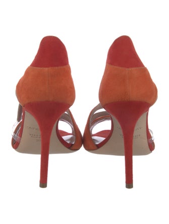 Aperlai Suede D'Orsay Pumps