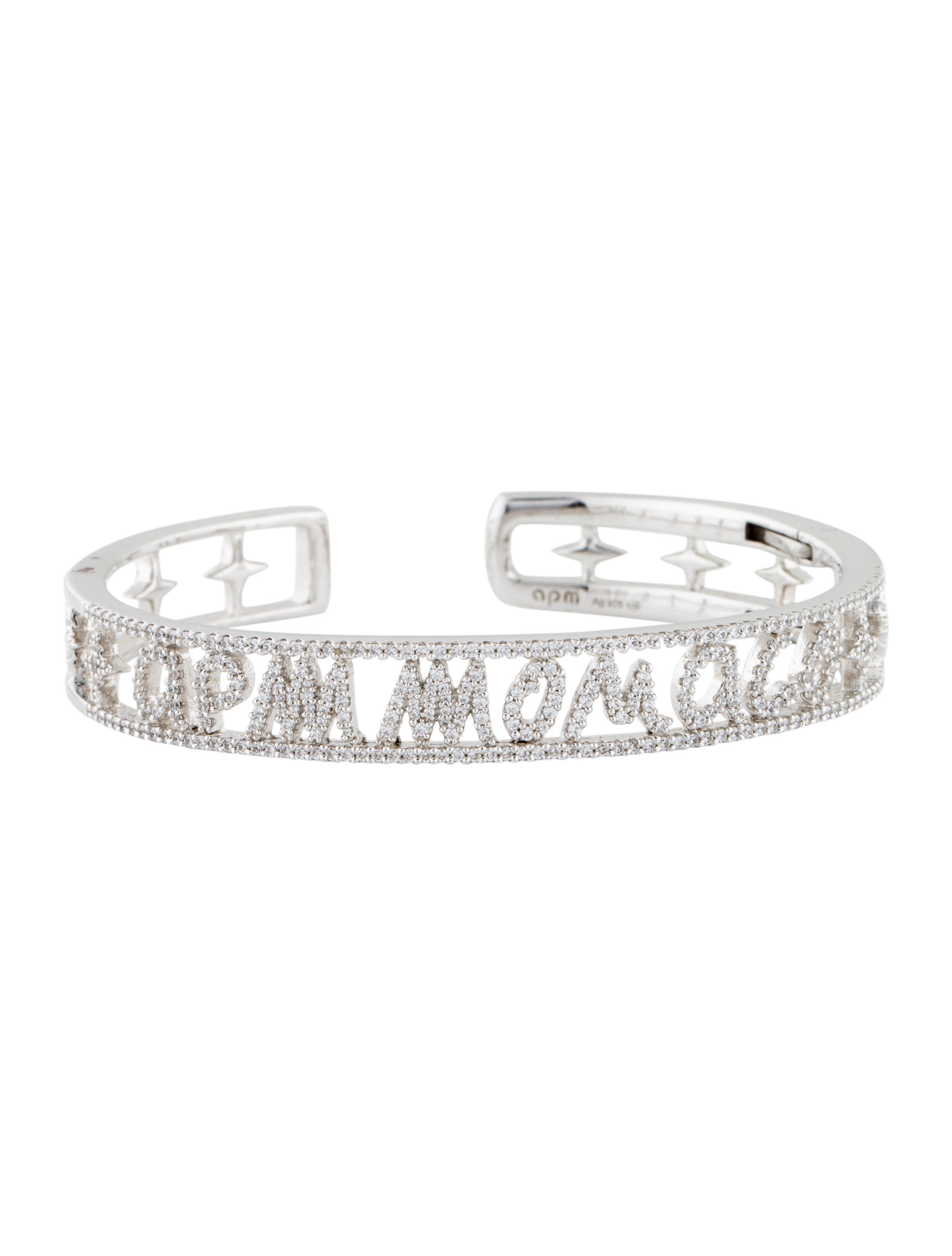 APM Monaco Fun Crazy Love Cuff Sterling Silver Cuff, Bracelets