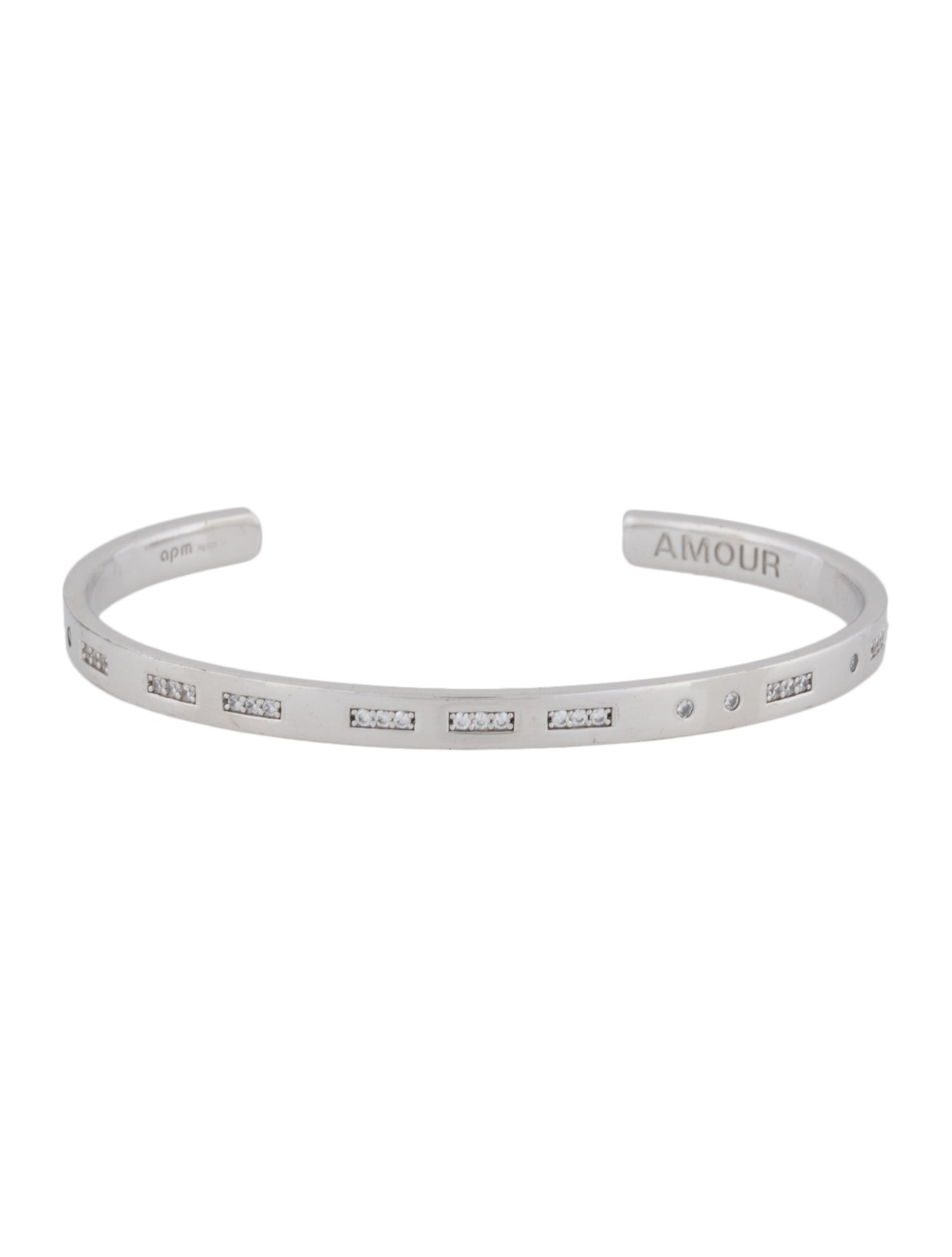APM MONACO CODE MORSE ブレスレット BONHEUR モールスコードバングル | APM Monaco