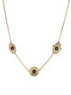 APM Monaco Lucky Eye & Hamsa Adjustable Station Necklace